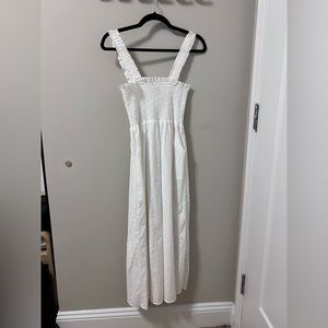 Aqua - white sleeveless maxi dress